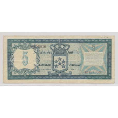 Antilles hollandaises - 5 Gulden - 1967