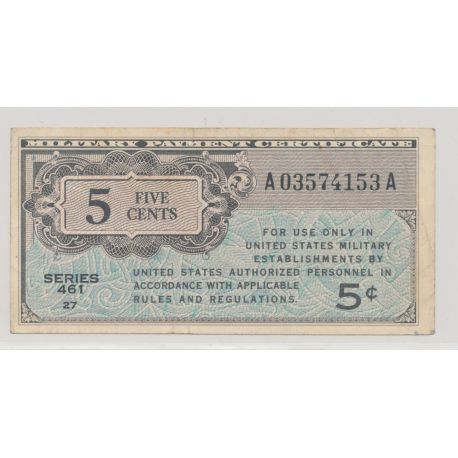 Etats-Unis - 5 Cents - ND 1946