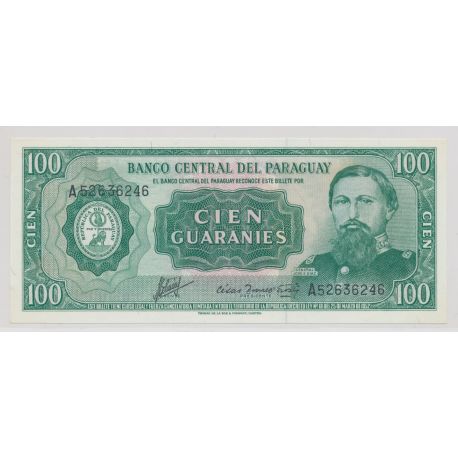 Paraguay - 100 Guaranis - 1952