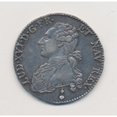 Louis XVI - 1/2 écu aux lauriers - 1790 AA Metz