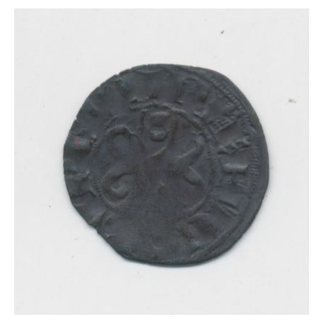 Duché de bourgogne - Denier argent de Dijon - Hugues V