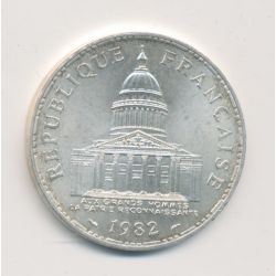 100 Francs Panthéon - 1982 - argent - TTB+