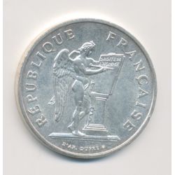 100 Francs Droits de l'homme - 1989 - argent - TTB+