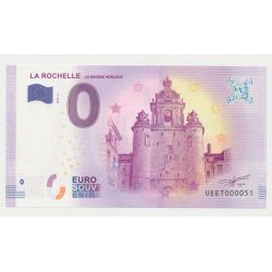 Billet Touristique O Euro - Grosse Horloge - 2018 - Numéro 000051