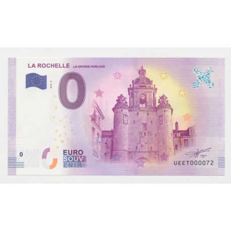 Billet Zéro € - Grosse Horloge - N° 72 - 2018 