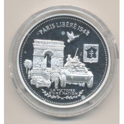 Médaille - Paris libéré 1944  - La France Victorieuse - argent 