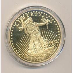 Médaille - reproduction 20 Dollars - 1933/2003