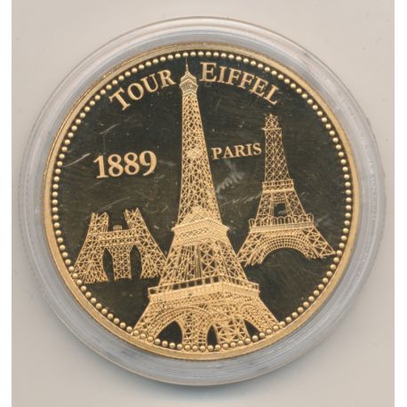 Médaille - Tour eiffel 1889 paris - Trésor patrimoine de France