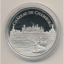 Médaille - Château de chambord - Trésor patrimoine de France