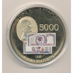 Médaille - 5000 Francs Victoire 1939 - Anciens Francs