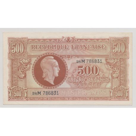 500 Francs Marianne - 1945 - Série M 
