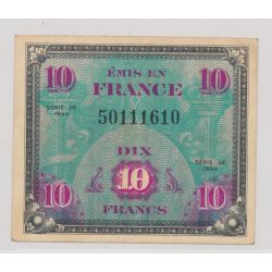 10 Francs Drapeau - 1944 - sans série