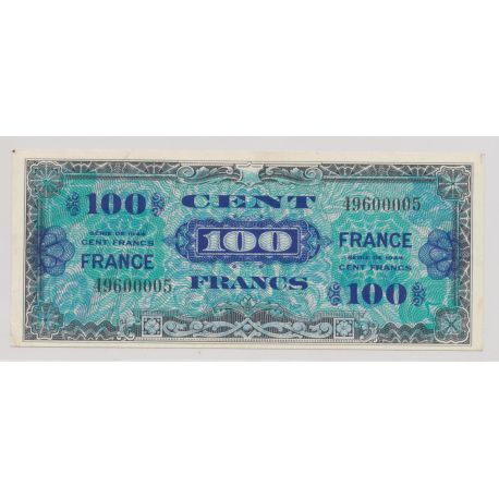 100 Francs France - 1944 - sans série