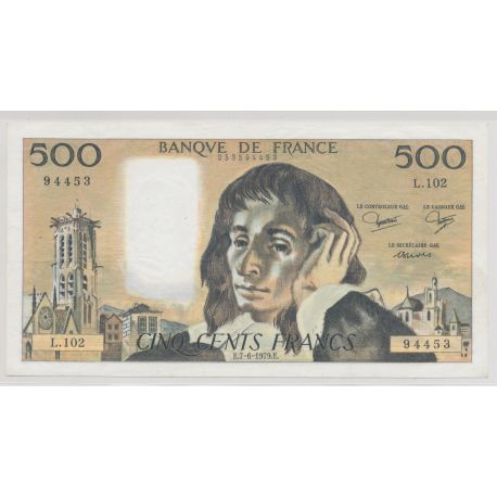 500 Francs Pascal - 7.06.1979 - L.102