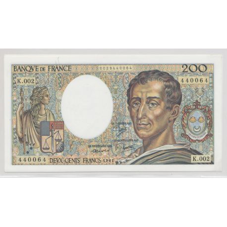 200 Francs Montesquieu - 1981 - NEUF