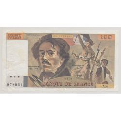 100 Francs Delacroix - 