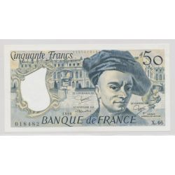 50 Francs Quentin de la tour - 1986 - X.46 - NEUF