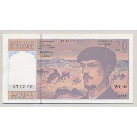 20 Francs Debussy - 1995 - W.048 - NEUF