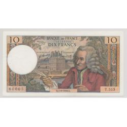 10 Francs Voltaire - 7.08.1969 - T.513 - SPL