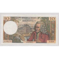10 Francs Voltaire - 3.09.1970 - S.610 - SUP