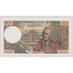 10 Francs Voltaire - 2.12.1971 - W.730 - SPL