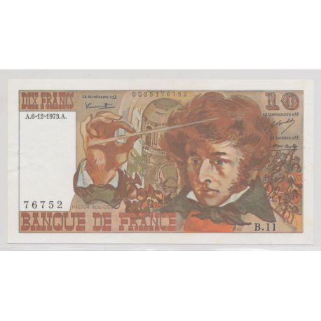 10 Francs Berlioz - 6.12.1973 - B.11 - TTB