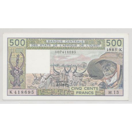 Afrique de l'ouest - 500 Francs - 1985 K Sénégal - NEUF