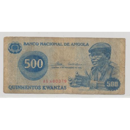 Angola - 500 Kwanzas - 1976 - TB