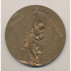 Médaille - Société de gymnastique de France - 1898 - bronze