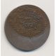 Monnaie Fautée - monnaie bronze - frappe casquette