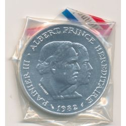 Monaco - 100 Francs 1982 essai - argent - Rainier III et Albert