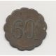 Vichy - 60 centimes - 1922 - nouveau casino