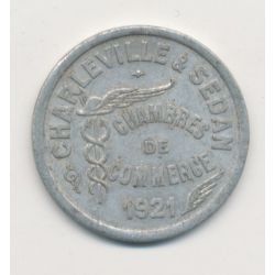 Charleville et Sedan - 10 centimes - 1921 - alu