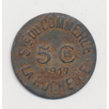 La Rochelle - 5 centimes 1917 - société du commerce - fer