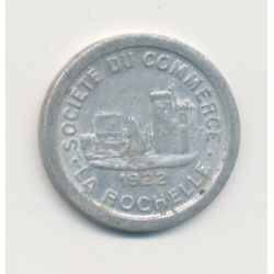 La Rochelle - 5 centimes 1922 - chambre de commerce - alu