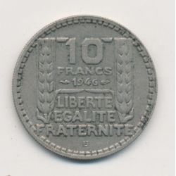10 Francs Turin - 1946 B - rameaux longs