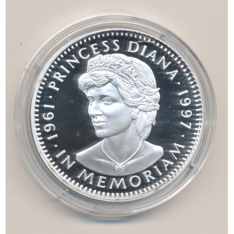 Libéria - 20 Dollars 1997 - Princesse Diana - argent