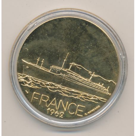 Médaille - France 1962 - Paquebots Transatlantiques