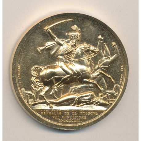 Médaille - Bataille de la Moskowa - 7 septembre 1812 - refrappe - Collection Napoléon Empereur - bronze