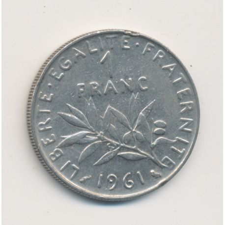 1 Franc Semeuse - 1961 - nickel
