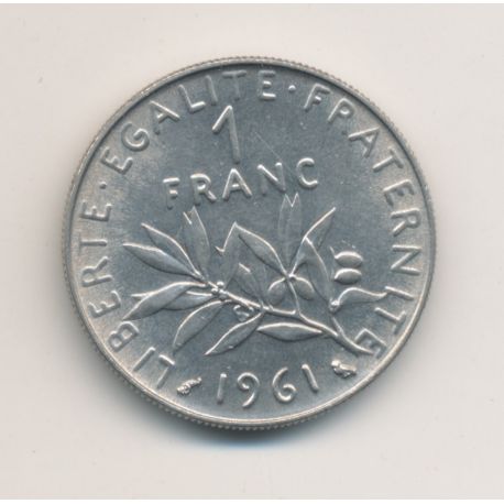 1 Franc Semeuse - 1961 - nickel