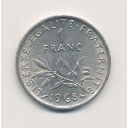 1 Franc Semeuse - 1968 - nickel - TTB+