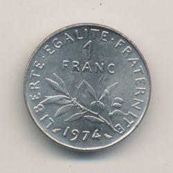 1 Franc Semeuse - 1974 - nickel