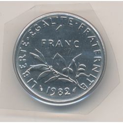 1 Franc Semeuse - 1982 - nickel