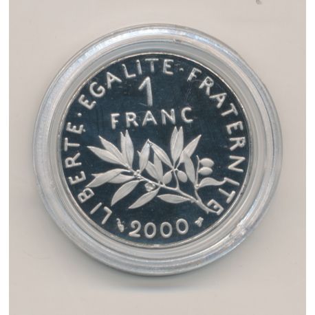 1 Franc Semeuse - 2000 - nickel - Belle épreuve