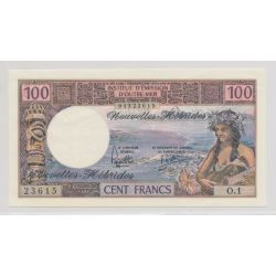 Billet - 100 Francs - Nouvelles Hebrides - SPL