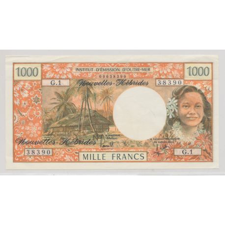 Billet - 1000 Francs - Nouvelles Hebrides - SPL