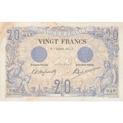 20 Francs Noir 3.10.1904