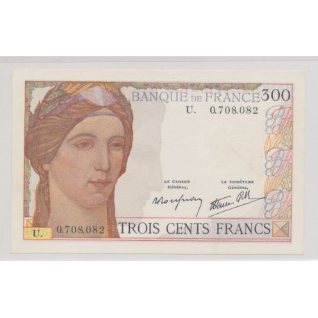 300 Francs cérès - 1939 - Alphabet U