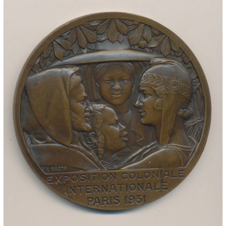Médaille - Exposition coloniale internationale Paris - 1931 - bronze